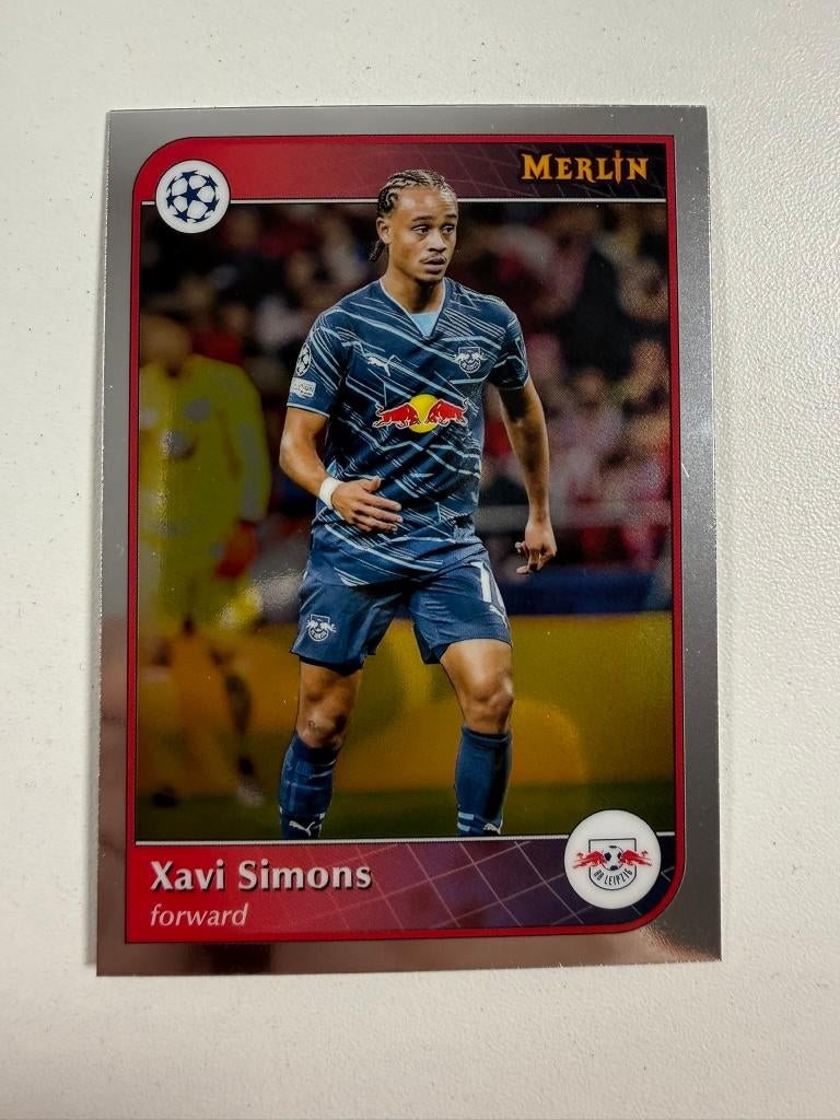 75 Xavi Simons Merlin 2024-25, Ophalen of Verzenden, Nieuw, Buitenlandse clubs, Poster, Plaatje of Sticker