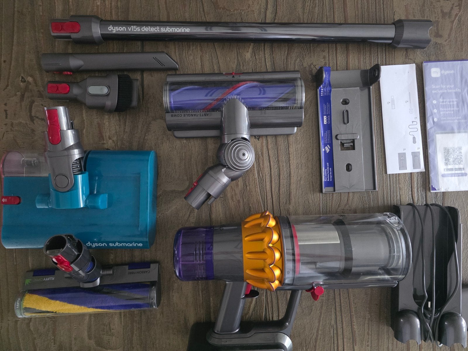 Dyson v15s detect submarina steelstofzuiger met dweilfunctie