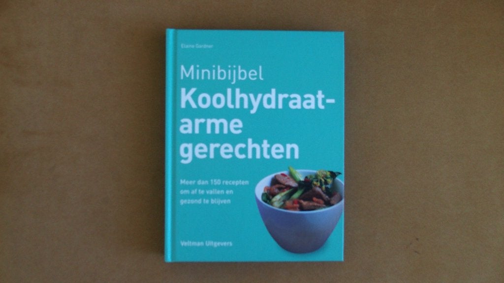 Minibijbel - Koolhydraatarme gerechten - afvallen, Boeken, Ophalen of Verzenden, Zo goed als nieuw, Hoofdgerechten, Gezond koken