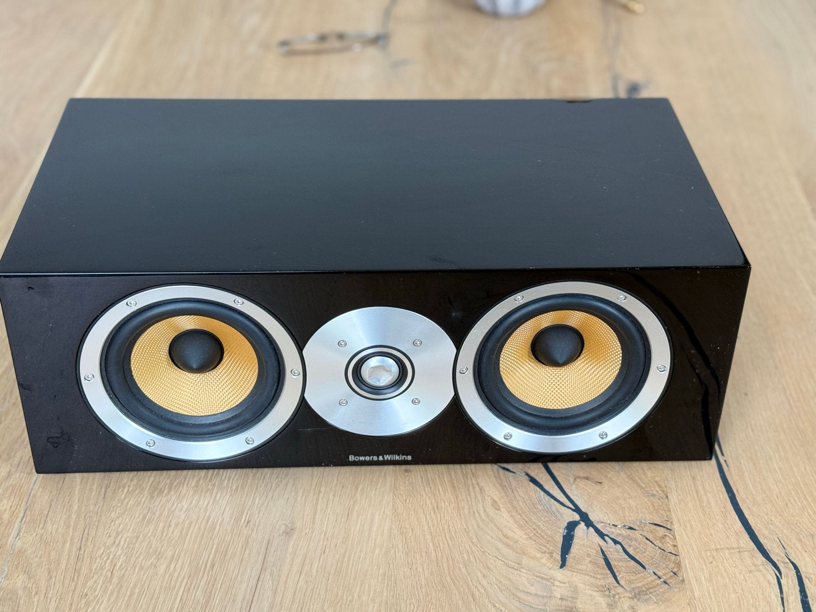 Bowers & Wilkins CM Centre luidspreker - Zwart, Gebruikt, Ophalen of Verzenden, 60 tot 120 watt, Bowers & Wilkins (B&W)