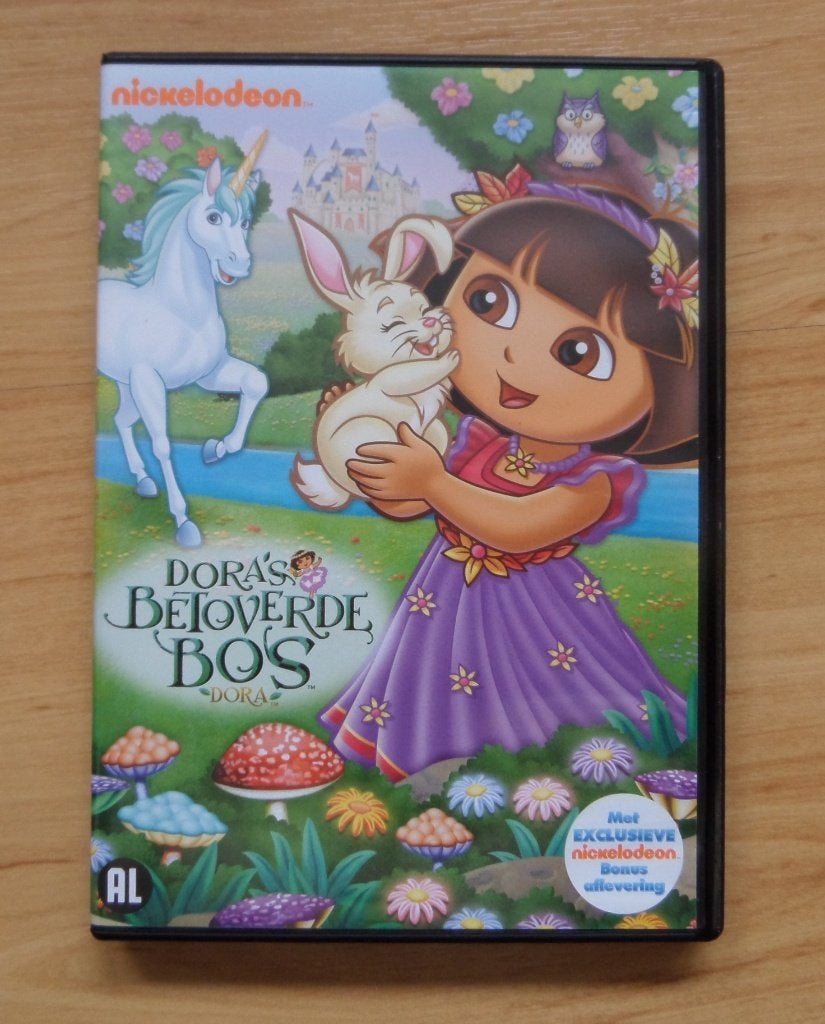 2 Dora dvd's: Dora's betoverde bos en Dora's kerstfeest, Cd's en Dvd's, Animatie, Alle leeftijden, Tv-serie, Ophalen of Verzenden