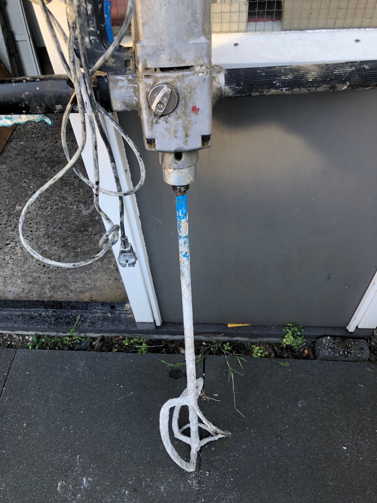 Robuuste professionele  elu stuc mixer 1050w, Doe-het-zelf en Verbouw, Gereedschap | Overige machines, Ophalen, Gebruikt