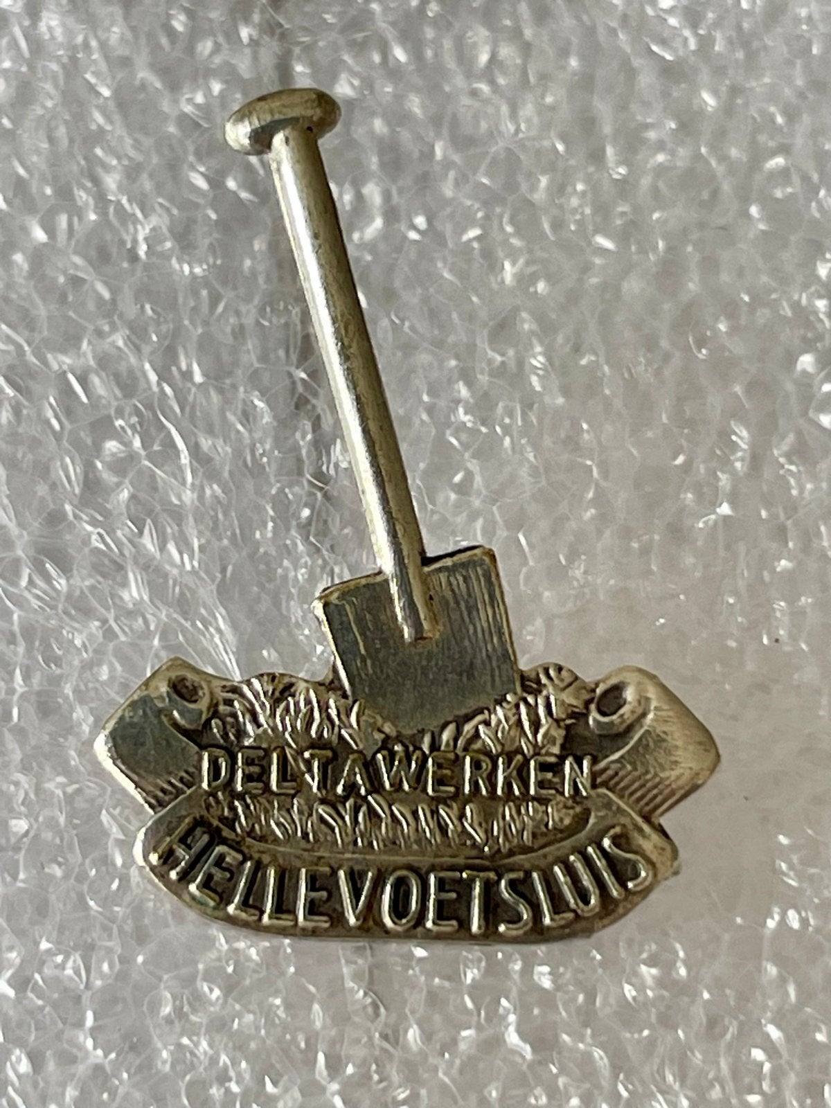 Vintage Steekspeld Deltawerken Hellevoetsluis Spade, Verzenden, Gebruikt
