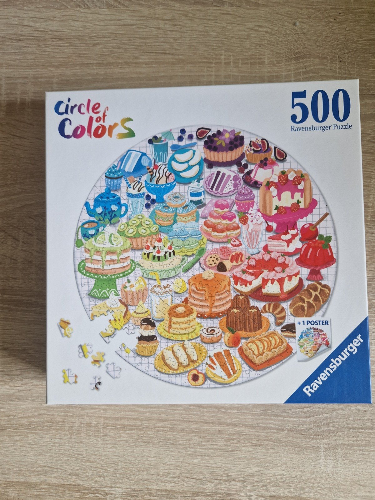 Ravensburger Circle of Colors Puzzel 500 stukjes, Ophalen of Verzenden, 500 t/m 1500 stukjes, Zo goed als nieuw, Legpuzzel
