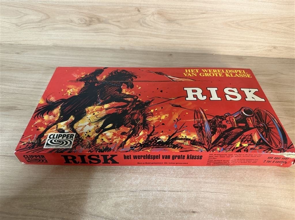 Risk rode doos - clipper - s6486, Verzenden, Zo goed als nieuw