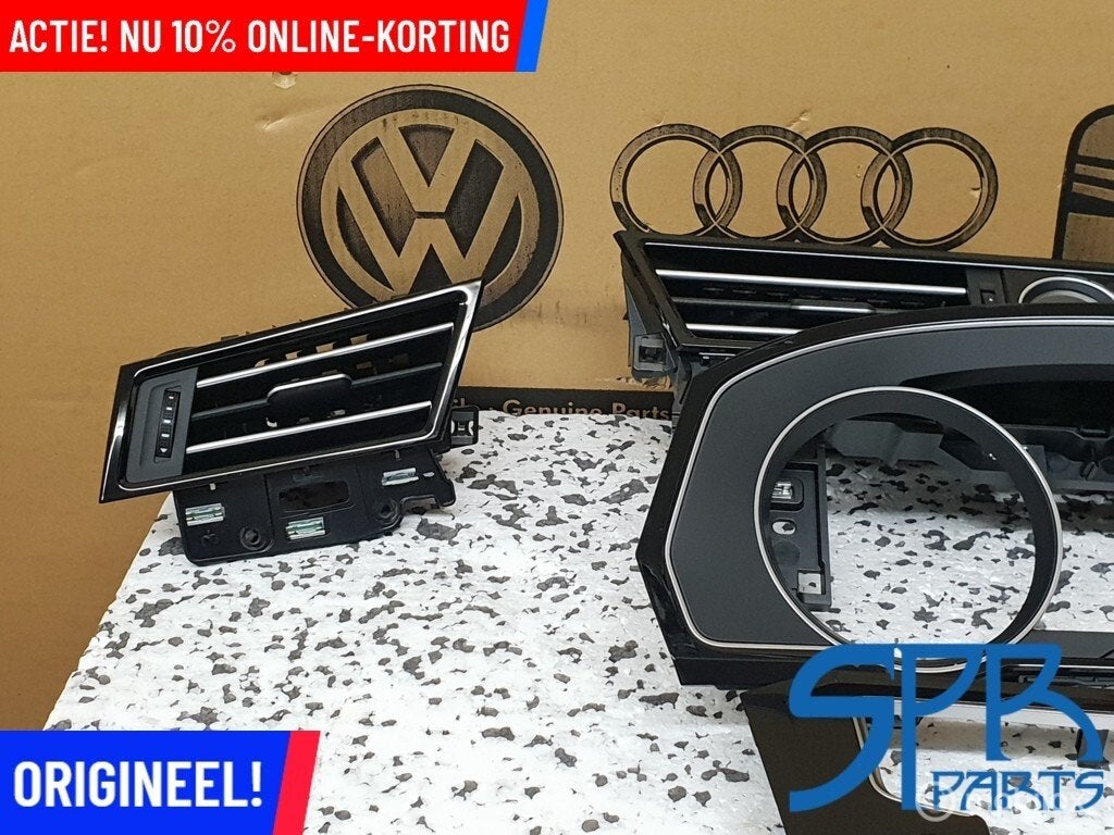 Interieurlijsten set HOOGGLANS zwart Passat CC 3G1819701A, Gebruikt, Volkswagen, Ophalen of Verzenden