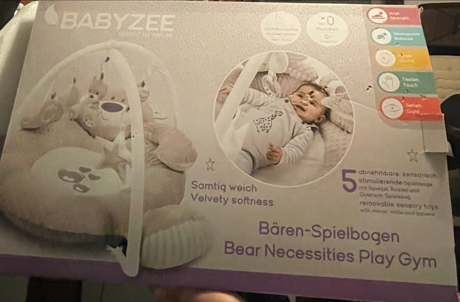 BabyZee Bear Necessities Play Gym - Zo goed als nieuw, Ophalen of Verzenden, Zo goed als nieuw, Babygym, Met geluid