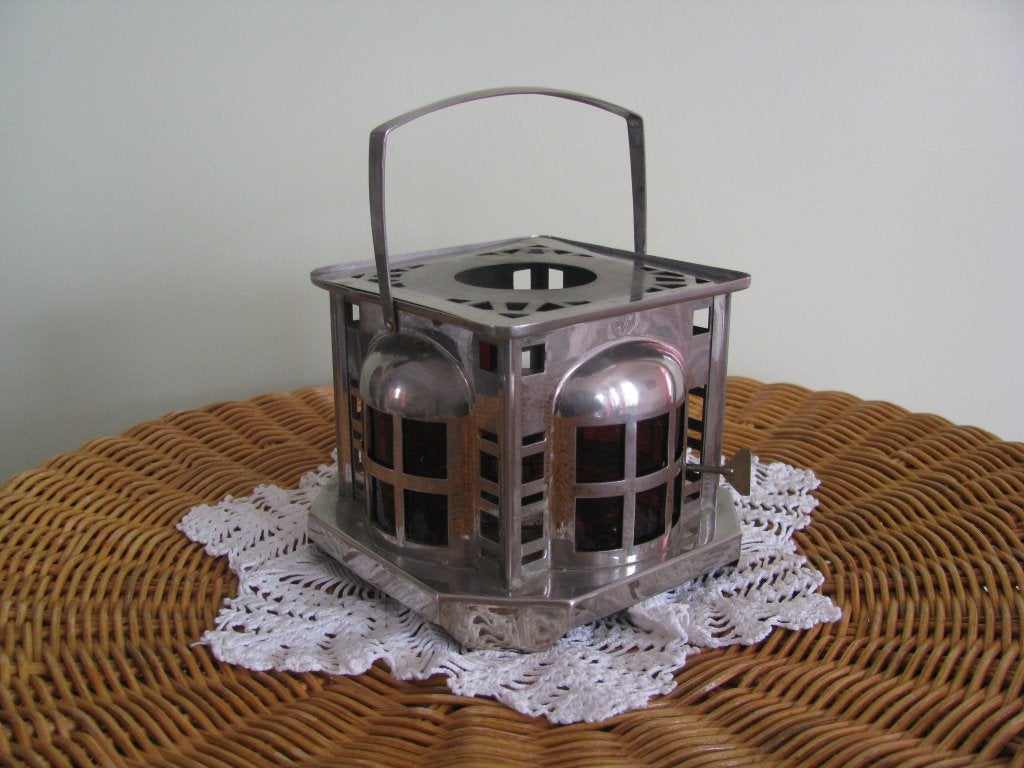 Art Deco * Daalderop * theelicht * origineel & compleet *, Ophalen of Verzenden