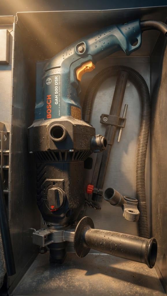 Bosch GAH 500 DSR Boorhamer - Prima Staat, Boor- en/of Breekhamer, Ophalen of Verzenden, Klopboormechanisme, Gebruikt