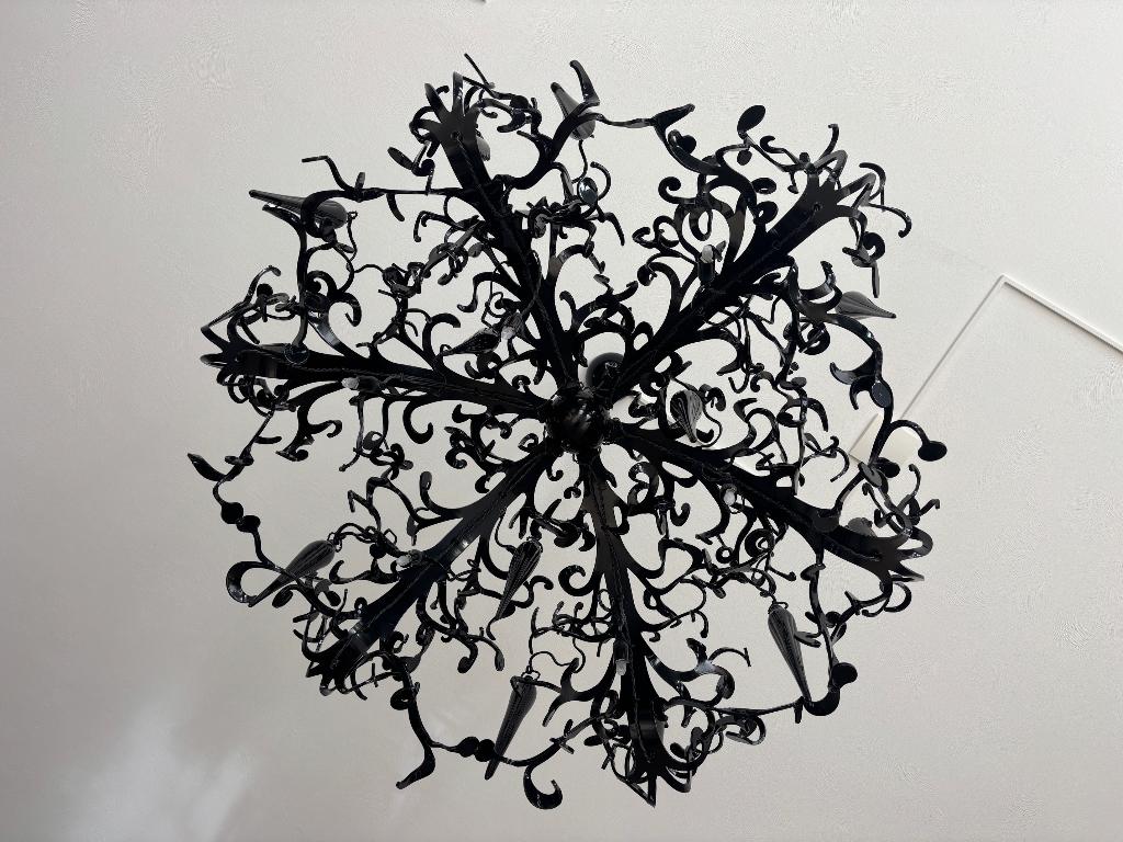 Brand van Egmond kroonluchter Flower Power, Huis en Inrichting, Ophalen, Zo goed als nieuw, Metaal, Dutch design modern/hedendaags