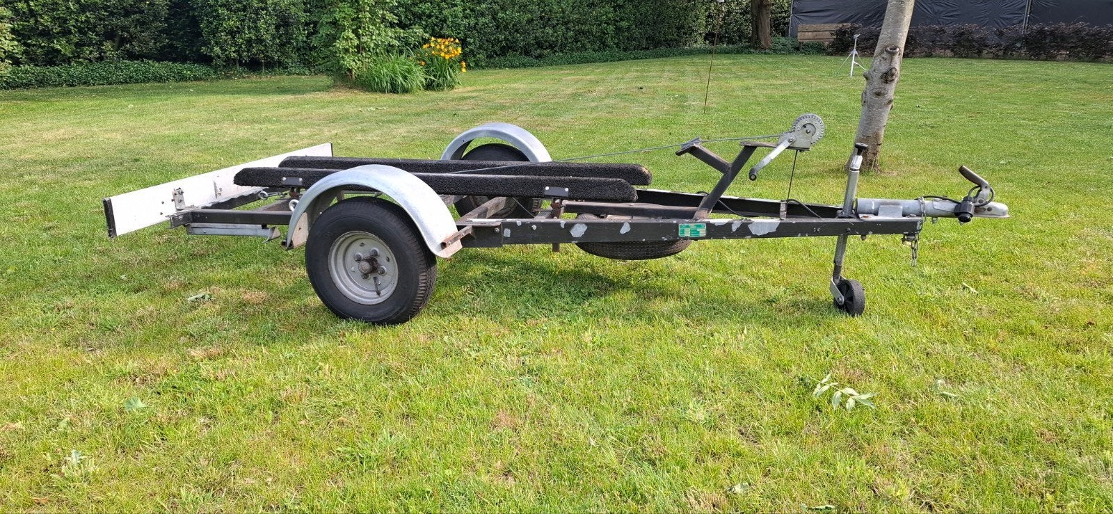 Jetloader jetski/boot trailer., Watersport en Boten, Ophalen, Minder dan 1500 kg, Gebruikt, Jetskitrailer