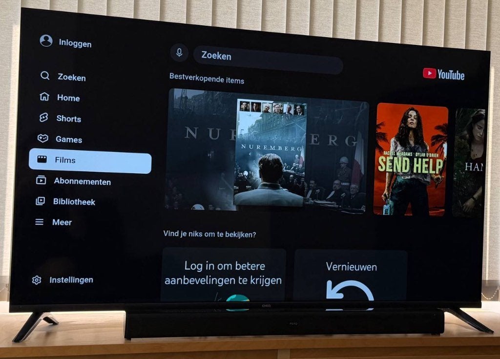 TV, Audio, Tv en Foto, Televisies, 50 Hz, Zo goed als nieuw, 100 cm of meer, 4k (UHD)