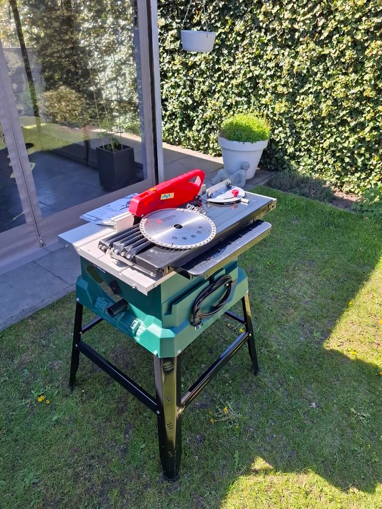 Parkside zaagtafel, Doe-het-zelf en Verbouw, Gereedschap | Zaagmachines, Ophalen, 1200 watt of meer, Cirkelzaag, 70 mm of meer