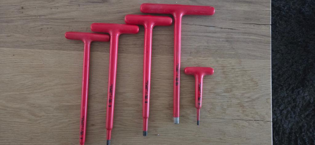 VDE Knipex T-sleutel inbus set 1000V geïsoleerd, Ophalen of Verzenden, Gebruikt