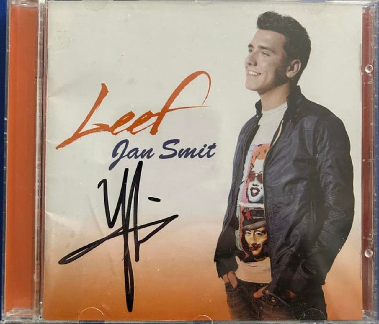 Jan Smit Leef Met handtekening Cd, Ophalen of Verzenden, Gebruikt, Levenslied of Smartlap