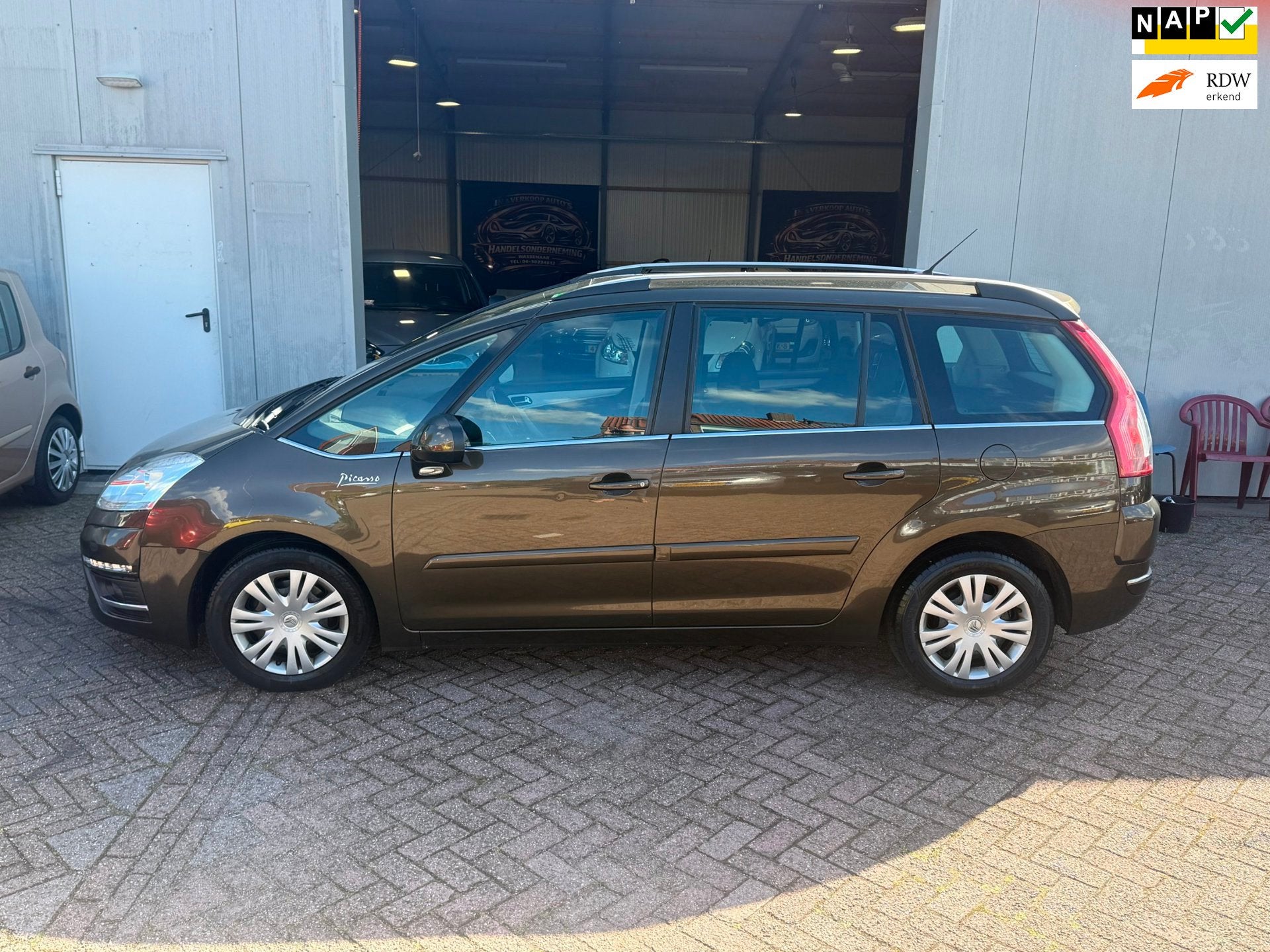 Citroen C4 Picasso 1.6 THP Tendance EGS AUTOMAAT!, Auto's, Euro 5, 15 km/l, Gebruikt, Bruin