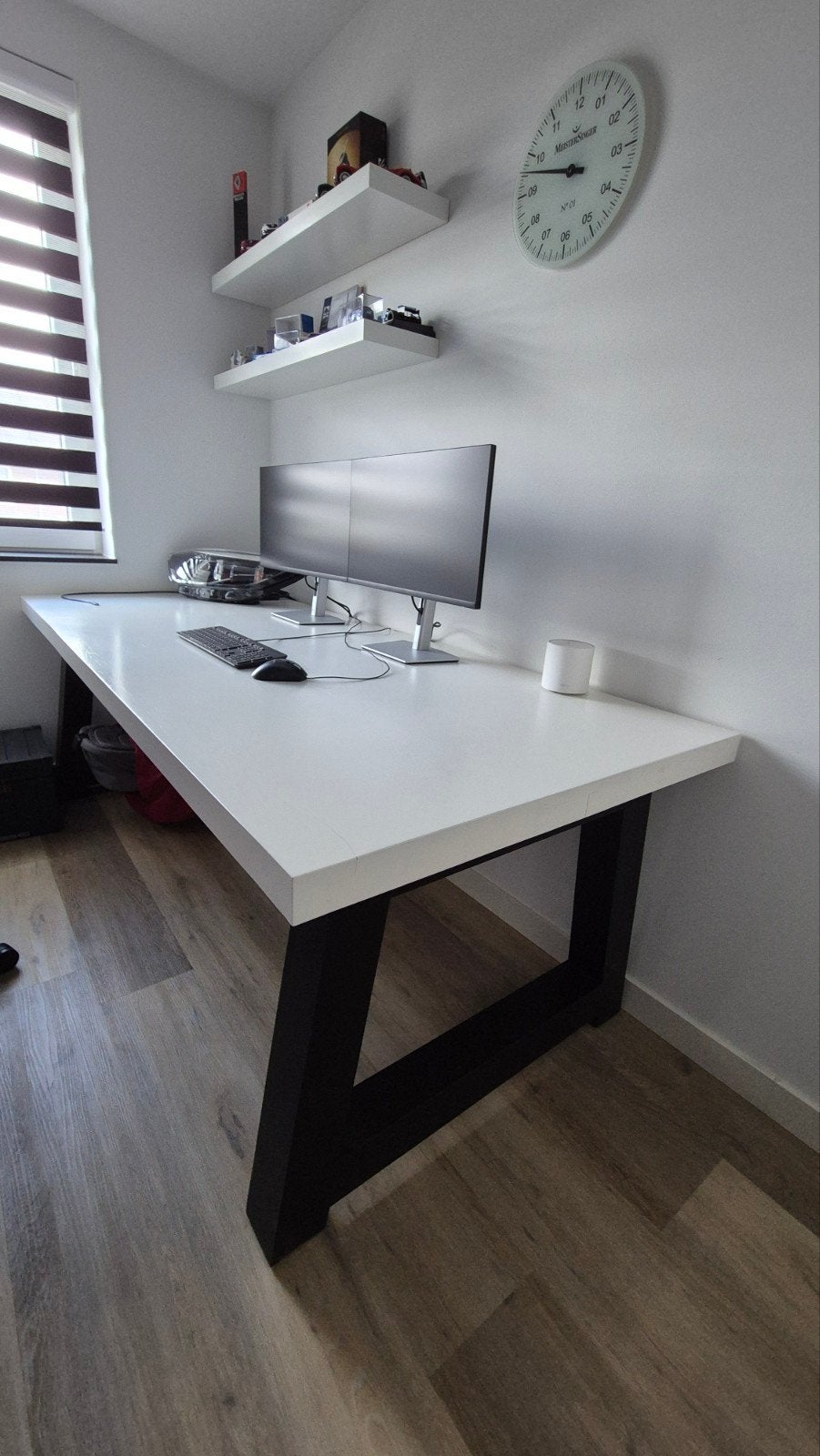 Eiken houten tafel / bureau, Ophalen