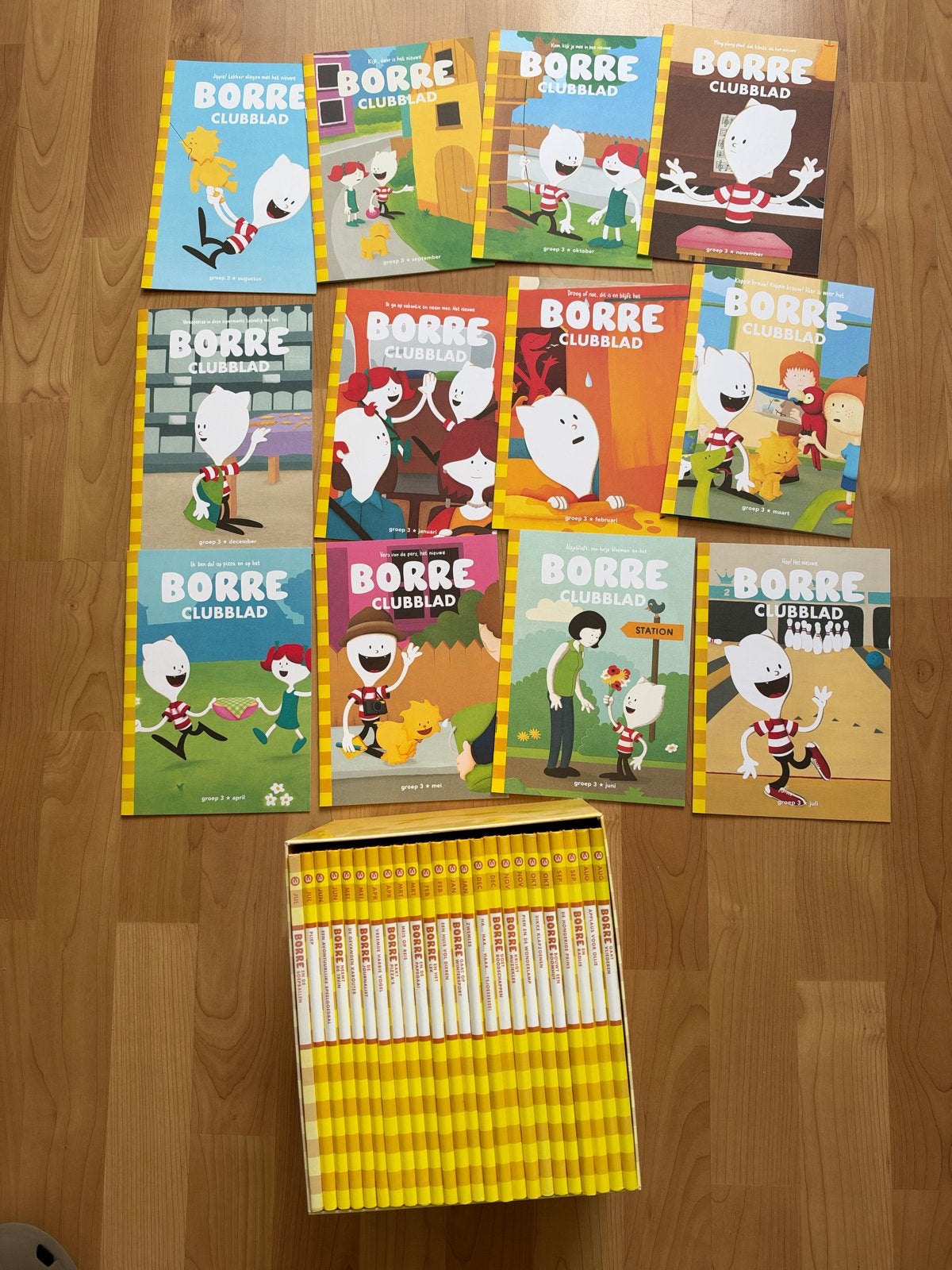 Borre Clubblad Boekenreeks - Groep 3 - Complete Set, Ophalen of Verzenden, Zo goed als nieuw, Fictie algemeen