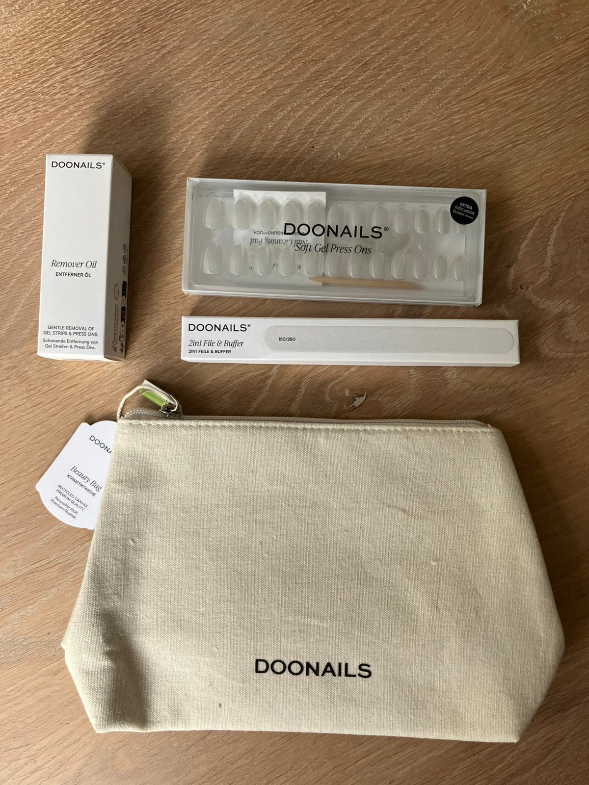 Doonails startset - cat eye white, Ophalen of Verzenden, Zo goed als nieuw, Wit, Handen en Nagels