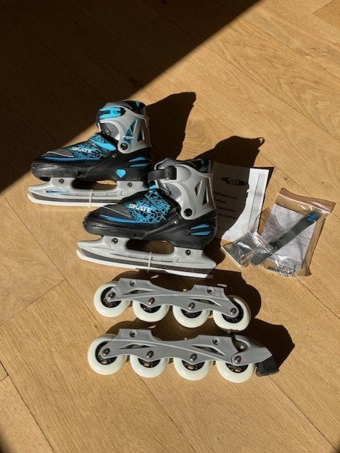 nijdam combo skate junior maat 39-42, Overige typen, Ophalen of Verzenden, Zo goed als nieuw, Nijdam