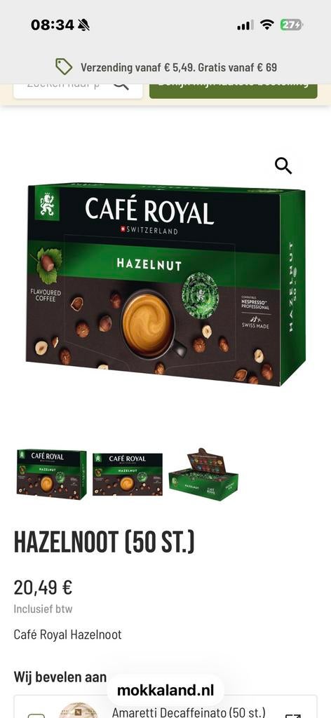 Koffiepads/capsules Nespresso Pro, Ophalen of Verzenden