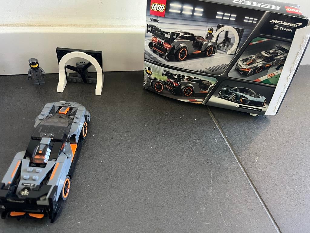 LEGO Speed Champions McLaren Senna 75892, Lego, Zo goed als nieuw, Compleet, Complete set
