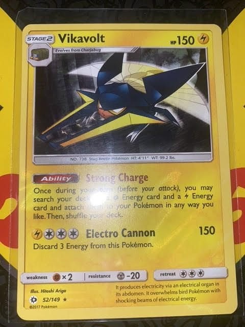 vikavolt 52/149 holofoil, Ophalen of Verzenden, Zo goed als nieuw, Losse kaart