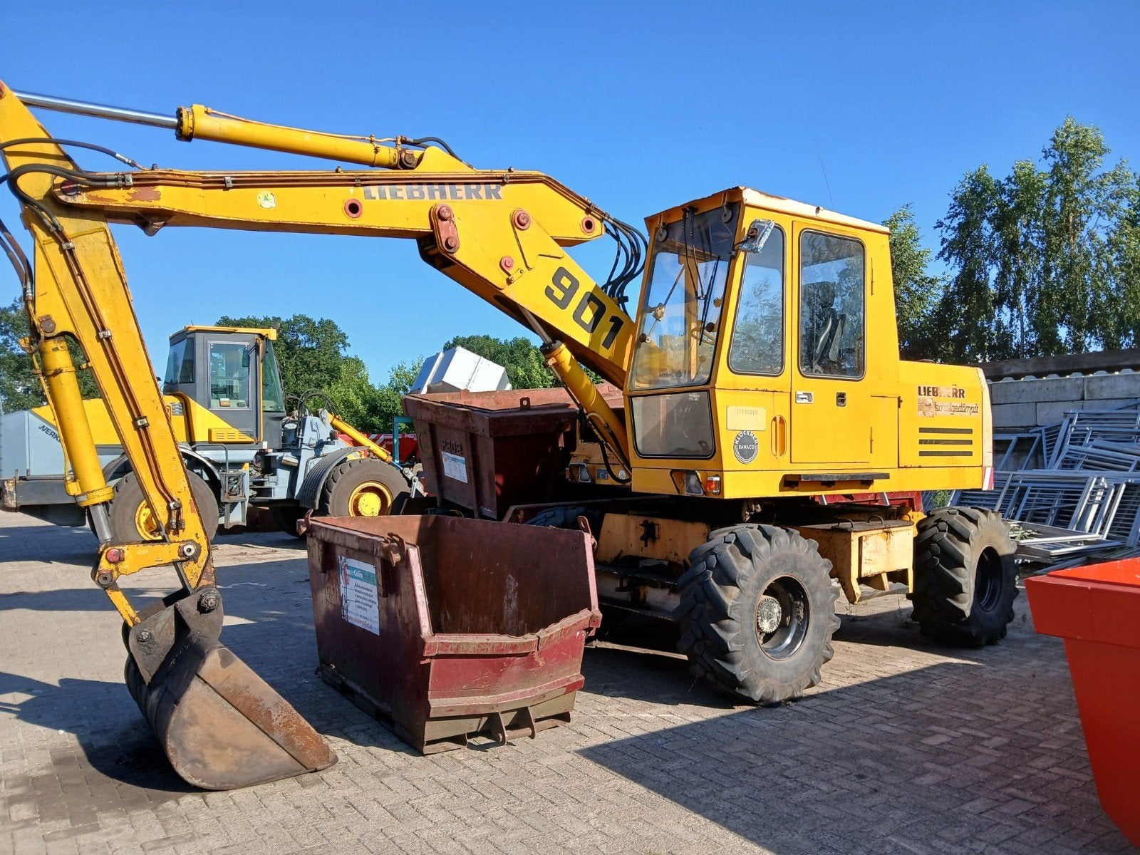 Graafmachine / kraan Liebherr 901, Zakelijke goederen, Machines en Bouw | Kranen en Graafmachines, Ophalen, Graafmachine