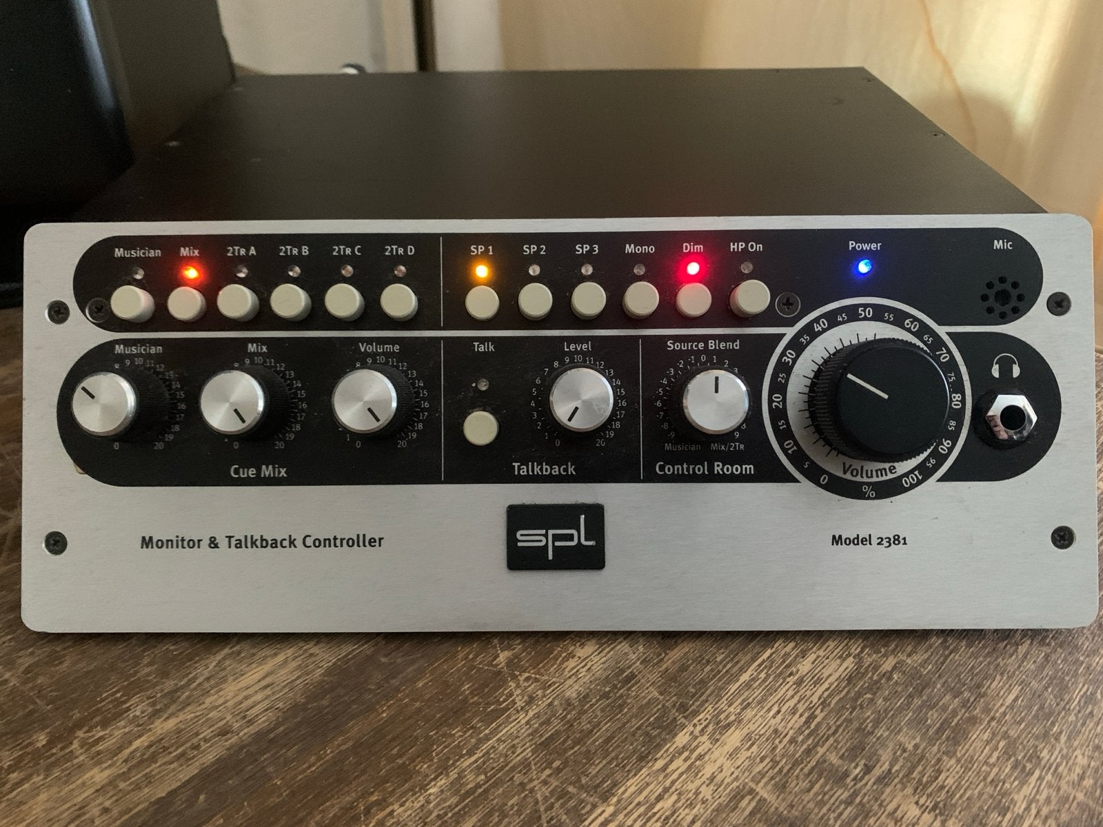 SPL Model 2381 Monitor & Talkback Controller, Muziek en Instrumenten, Ophalen of Verzenden, Gebruikt, Minder dan 5 kanalen