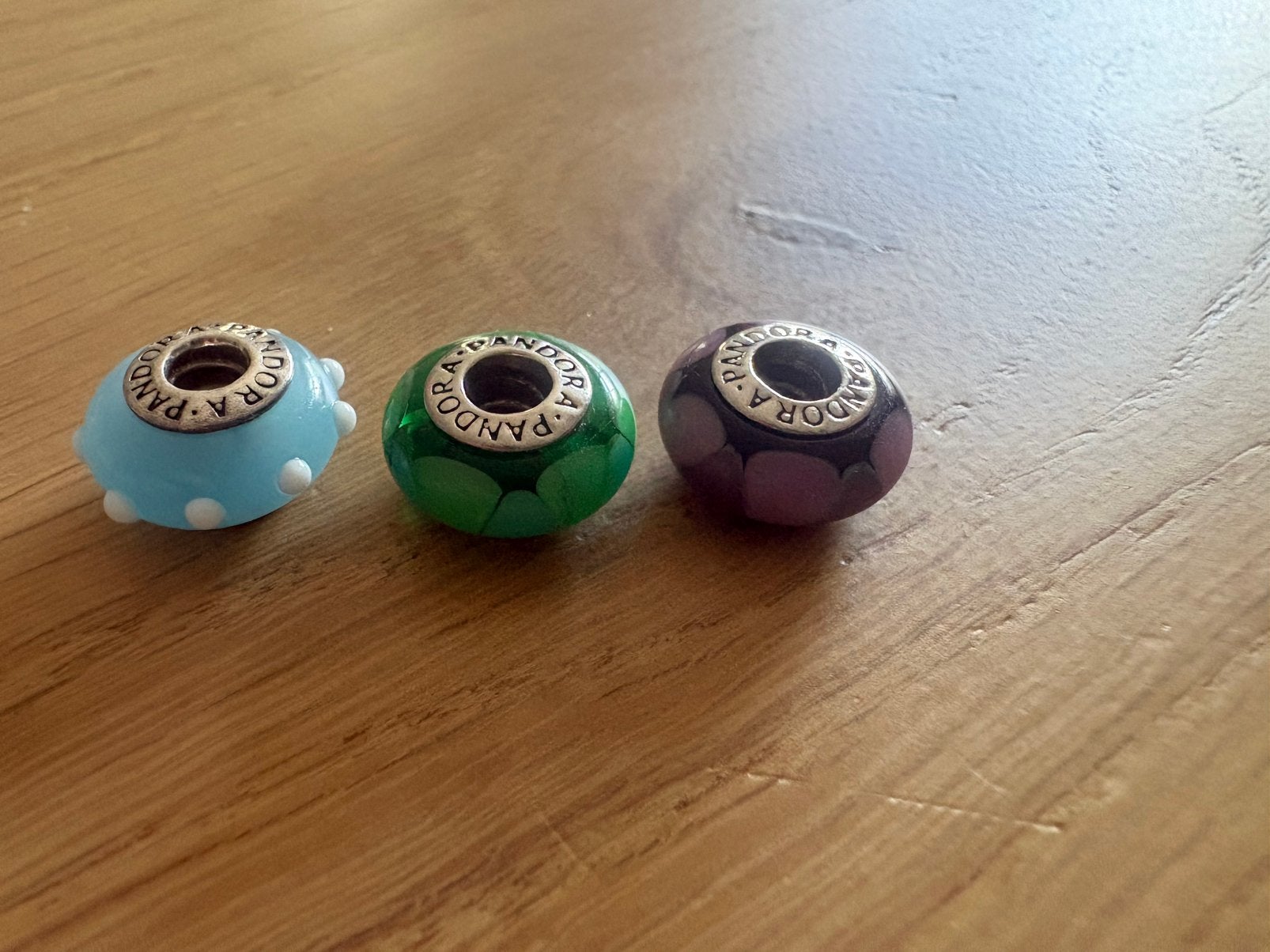 Pandora Murano bedels, Sieraden, Tassen en Uiterlijk, Bedels, Overige materialen, Gebruikt, Pandora, Ophalen of Verzenden