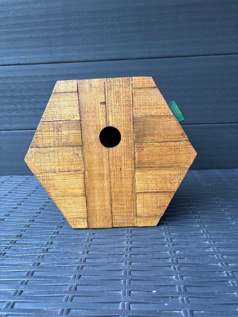 Zeskant vogelhuisje voor huismus, Ophalen of Verzenden, Nieuw