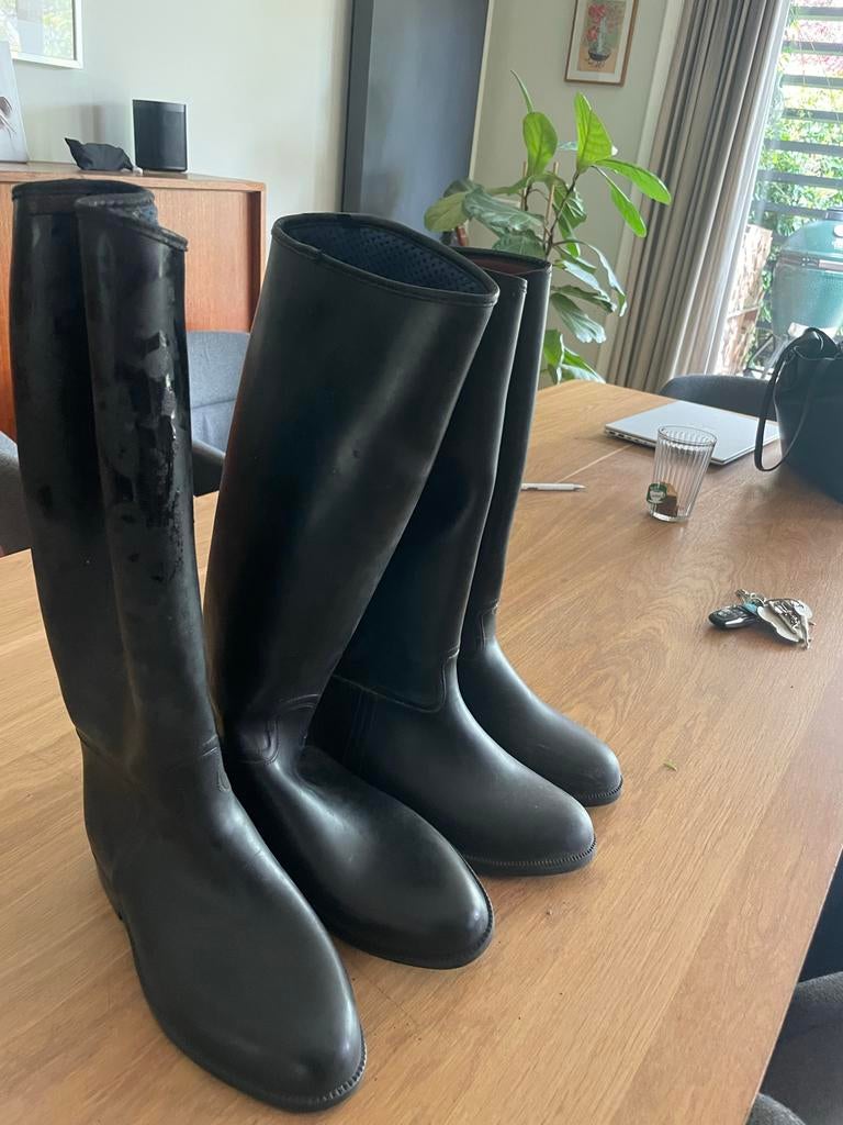 Paardrij laarzen voor kind/ smalle schacht, Ophalen, Dressuur, Schoeisel