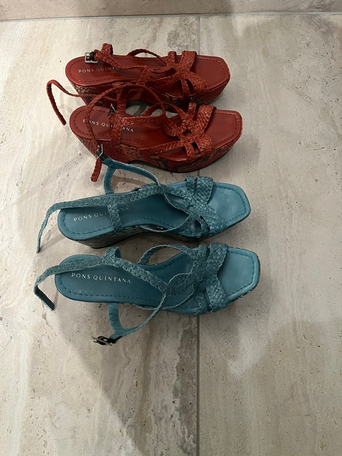 Dames sandalen Pons Quintana maat 39 Jan Janssen?, Kleding | Dames, Schoenen, Zo goed als nieuw, Sandalen of Muiltjes, Blauw, Ophalen of Verzenden