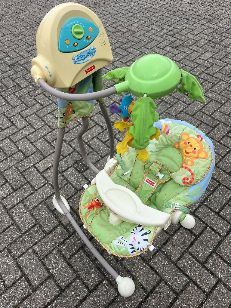 Babyschommel fisher price schommel stoel baby wipwap, Kinderen en Baby's, Wipstoeltjes, Ophalen of Verzenden, Zo goed als nieuw
