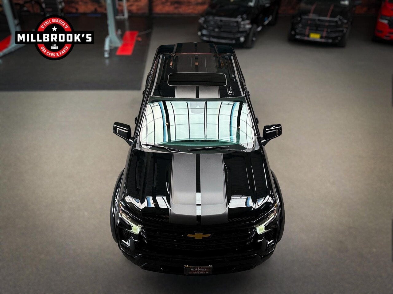 Chevrolet Silverado High Country Black Edition Widebody 6.2, Auto's, Bestelauto's, Automaat, 8 cilinders, Chevrolet, Zwart