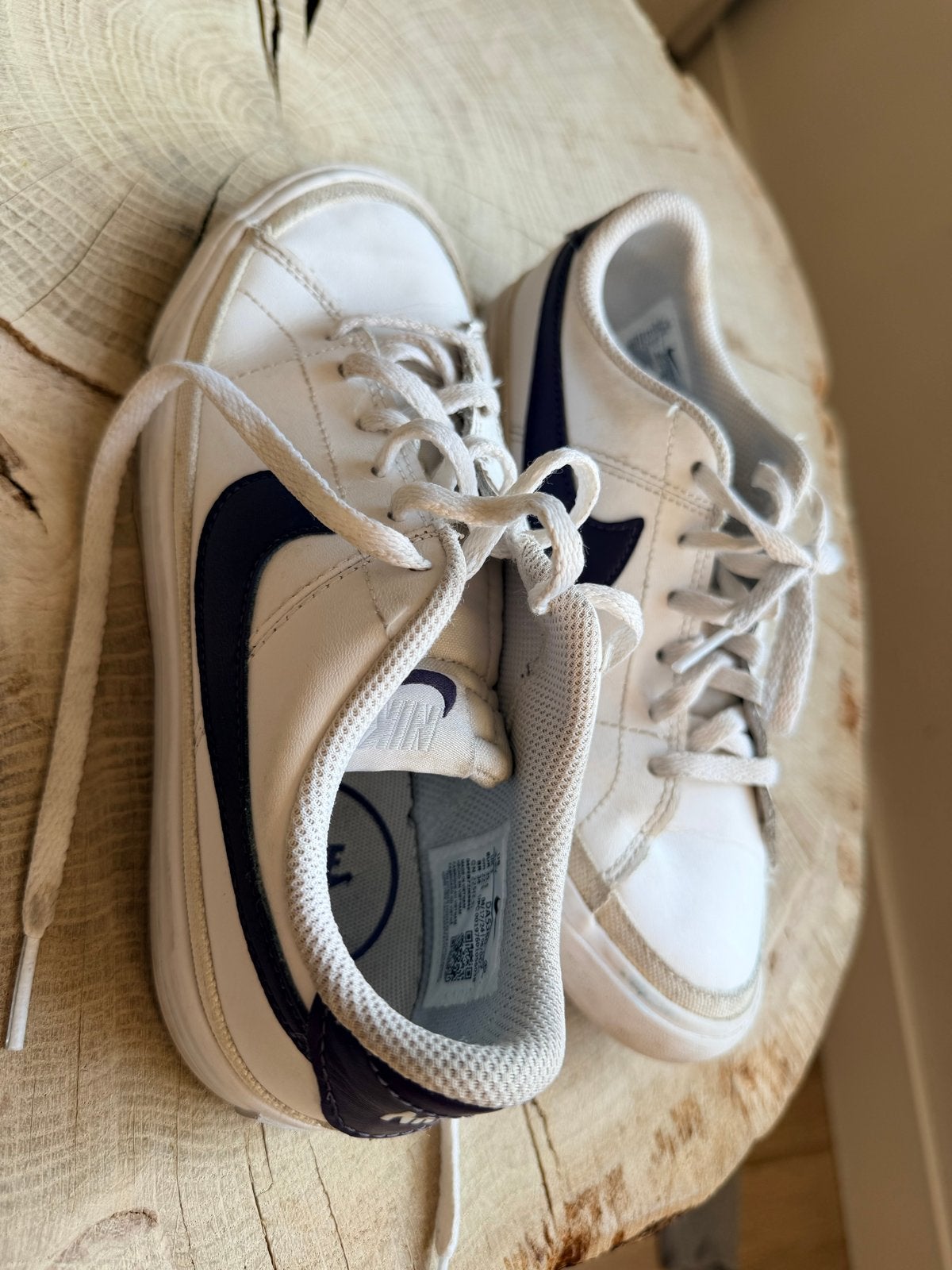 Nike Court Legacy sneakers maat 34 - Wit, Ophalen of Verzenden, Gebruikt, Jongen of Meisje, Schoenen