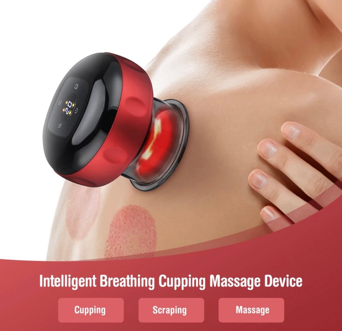 Elektrische cupping massage apparaat 12 standen, Ophalen of Verzenden, Nieuw, Apparaat