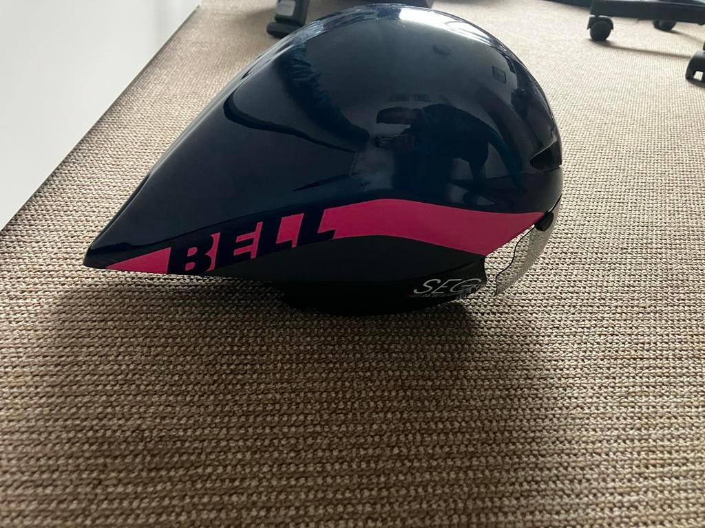 Bell Tijdritten Helm Maat M - Aerodynamisch en Comfortabel, Fietsen en Brommers, Ophalen, Gebruikt, M, Heer of Dame