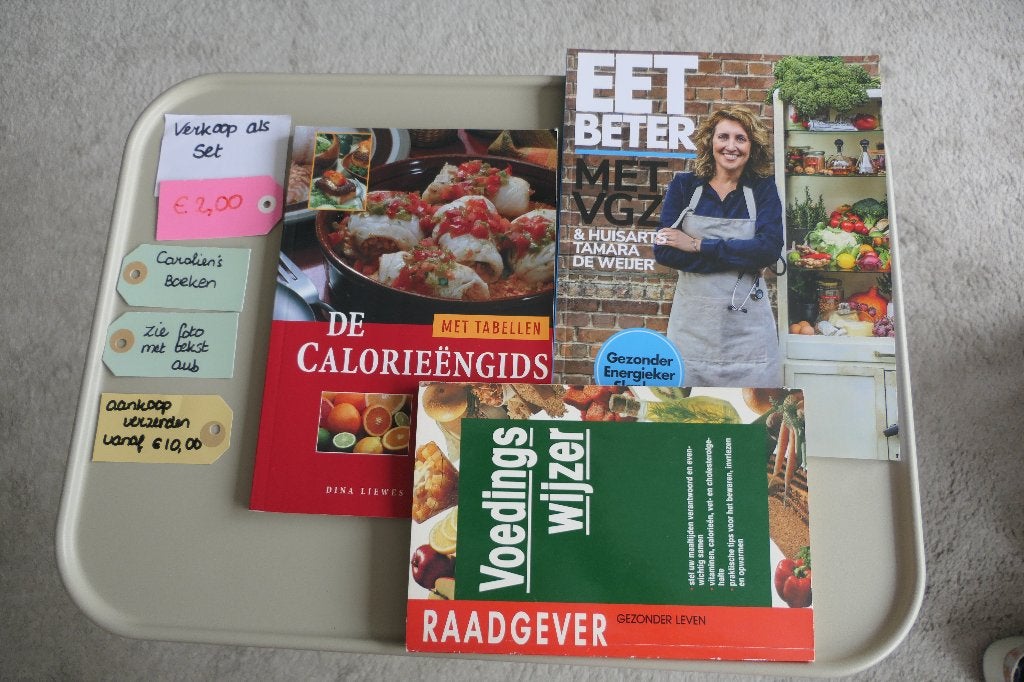 Boeken Gezondheid en voeding. Set 3 boeken, Boeken, Ophalen of Verzenden, Gelezen, Gezondheid en Conditie, Diverse Auteurs