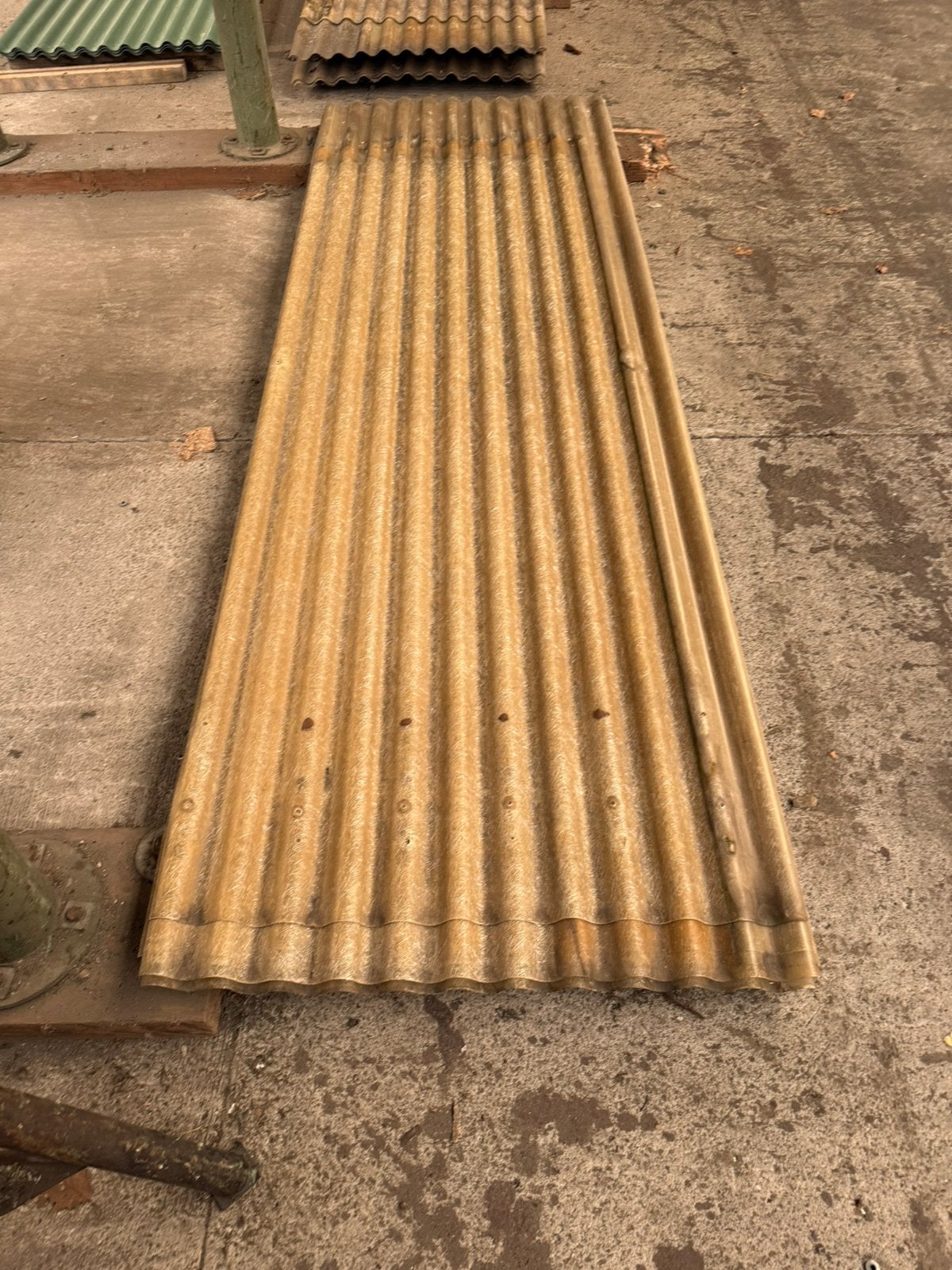 Polyester golfplaten 0,86x2,60, Ophalen, Gebruikt, Kunststof