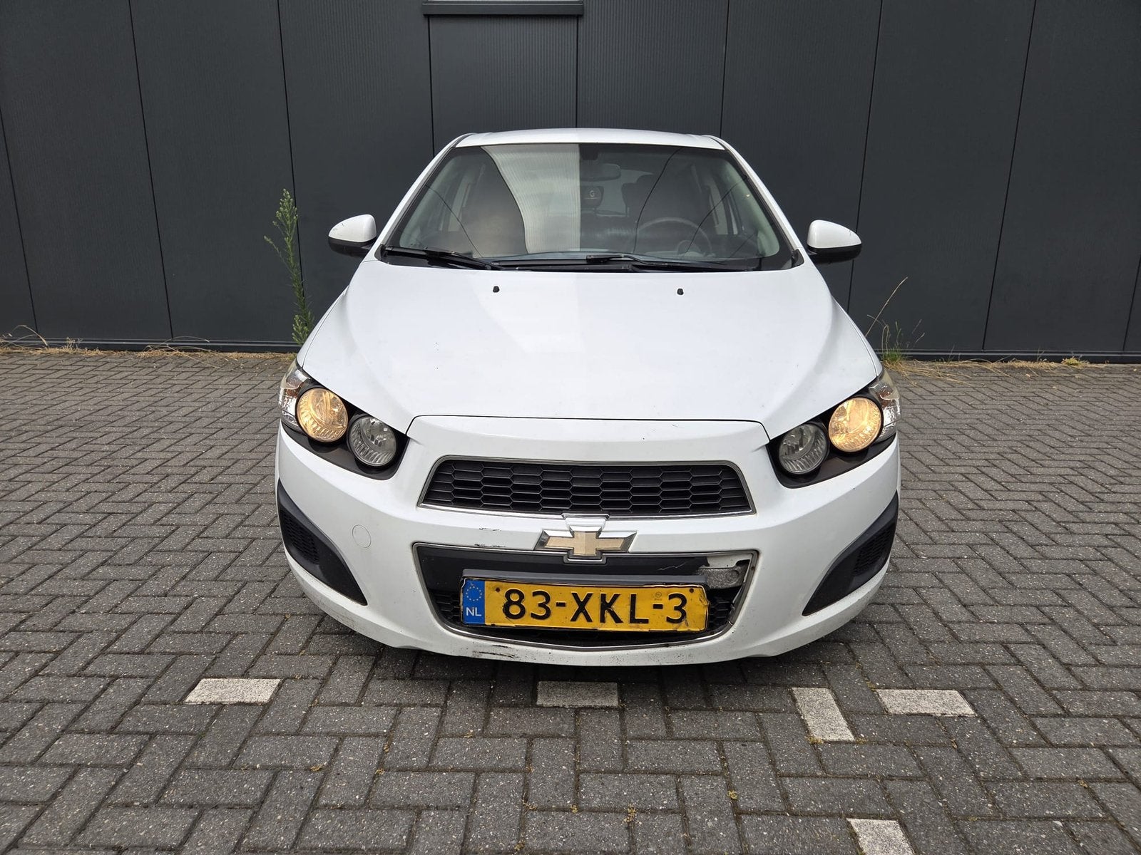 Chevrolet Aveo 1.3D 5-DEURS 2012 Wit, Auto's, Chevrolet, Euro 5, 28 km/l, Aveo, Wit