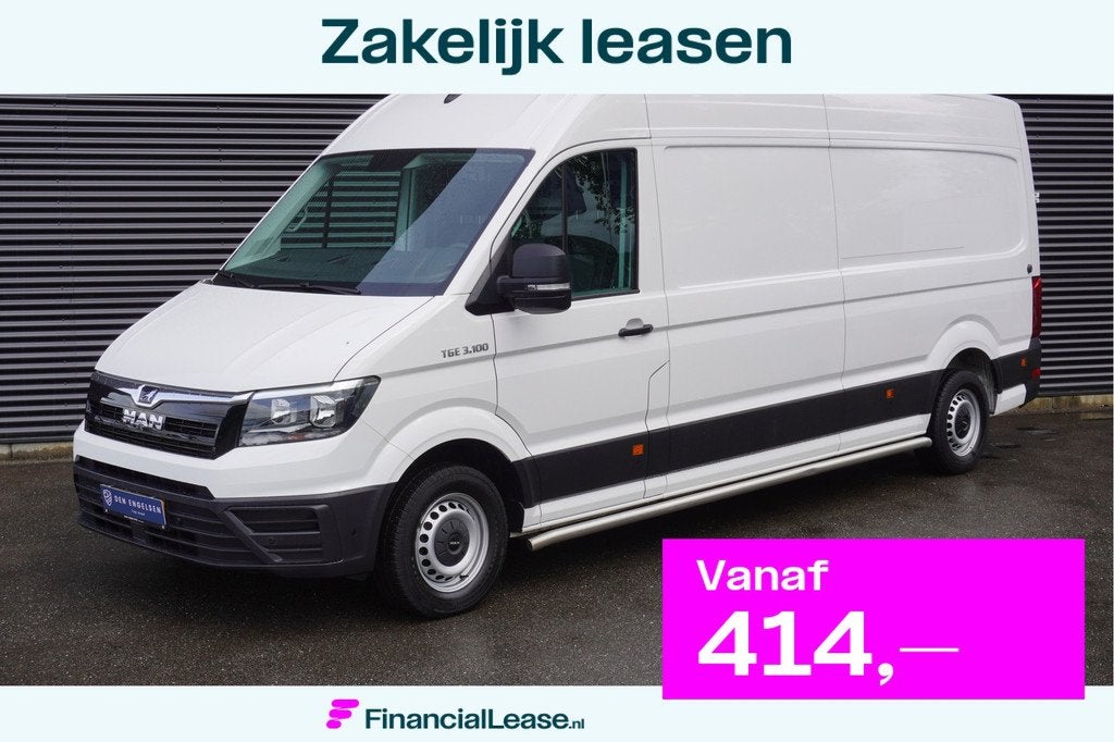 MAN TGE L4H3/L3H2 Apple Carplay Camera Parkeersensoren Airco, Voorwielaandrijving, Stof, Gebruikt, 4 cilinders