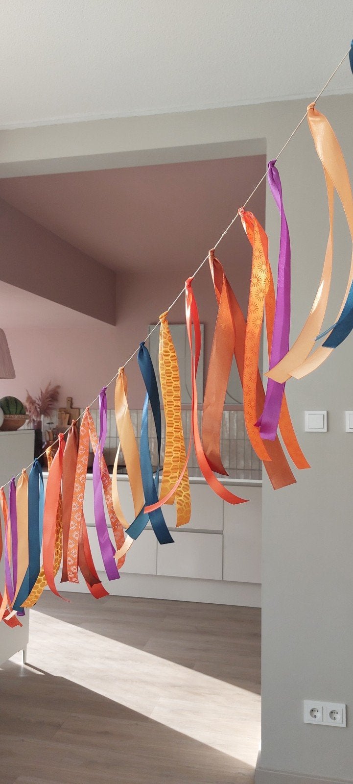 5m Linten Slinger - Warme Kleuren voor Feest & Decoratie, Hobby en Vrije tijd, Feestartikelen, Ophalen of Verzenden, Nieuw, Versiering