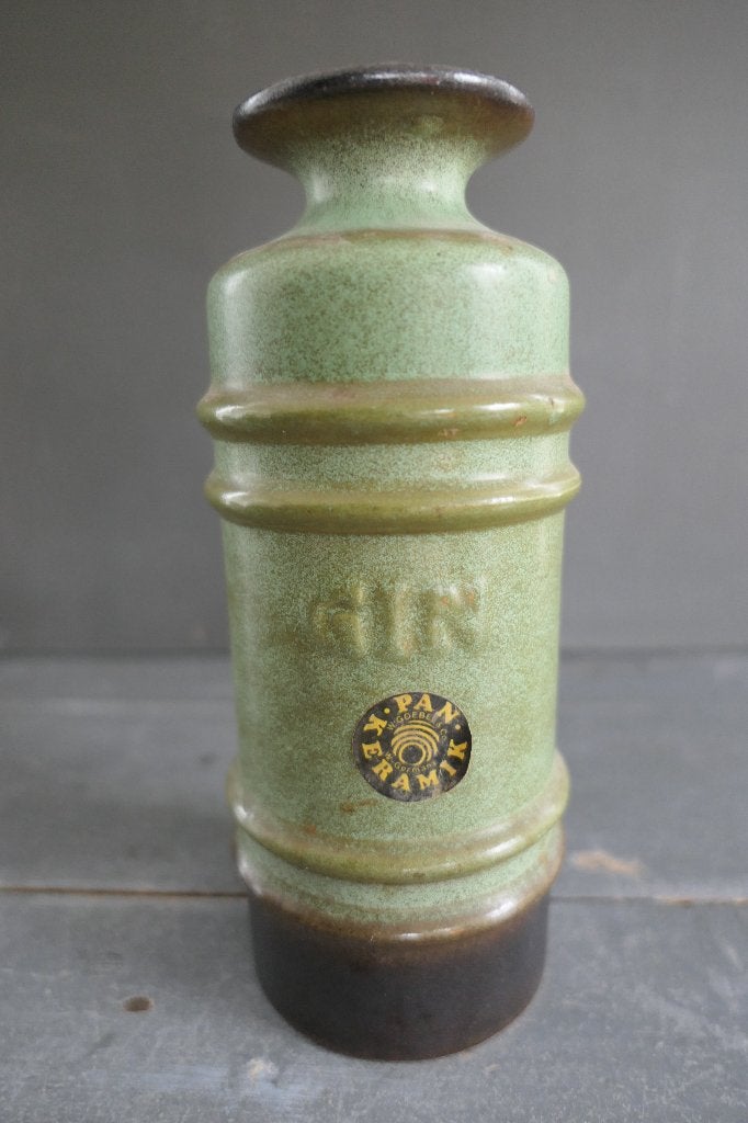 Vintage Gin fles vaas Pan Keramik W. Goebel & Co. W. Germany, Antiek en Kunst, Antiek | Keramiek en Aardewerk, Verzenden