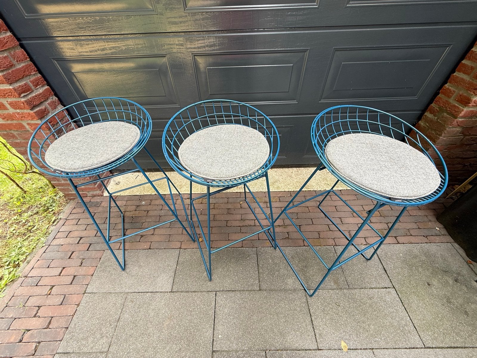Set van 4 originele Pastoe SM07 barkrukken - Cees Braakman, Gebruikt, Met voetsteun, Ophalen of Verzenden, 90 cm of meer
