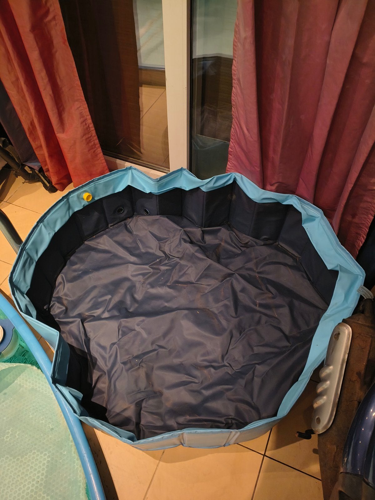 Hondenzwembad met verstelbare stralen, Tuin en Terras, Gebruikt, Minder dan 80 cm, Rond, Ophalen of Verzenden