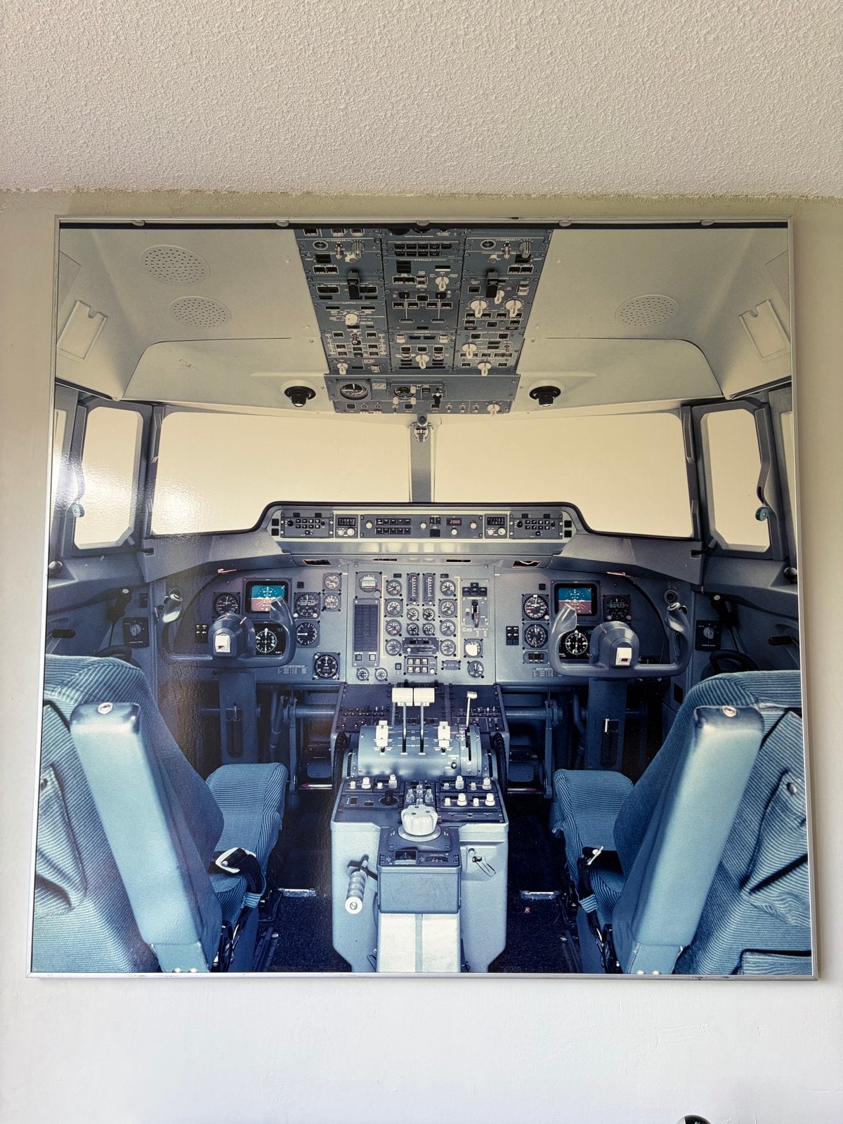Fokker 50 poster/print, Ophalen, Gebruikt, Kaart, Foto of Prent