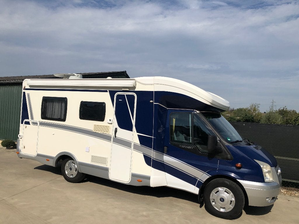 Queensbed 140pk Chausson Flash 12 Bj 2010 Airco Camera, Caravans en Kamperen, Ringverwarming, Ford, 6 tot 7 meter, Tot en met 3