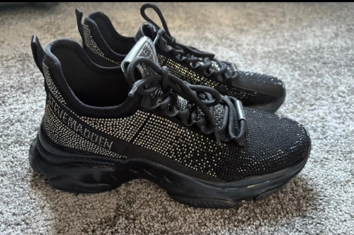 Steve Madden dames sneakers zwart met strass, Zwart, Steve Madden, Nieuw, Ophalen of Verzenden