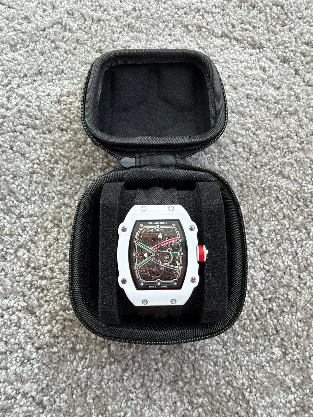 Richard mille 67-02, Sieraden, Tassen en Uiterlijk, Staal, Polshorloge, Overige materialen, Nieuw
